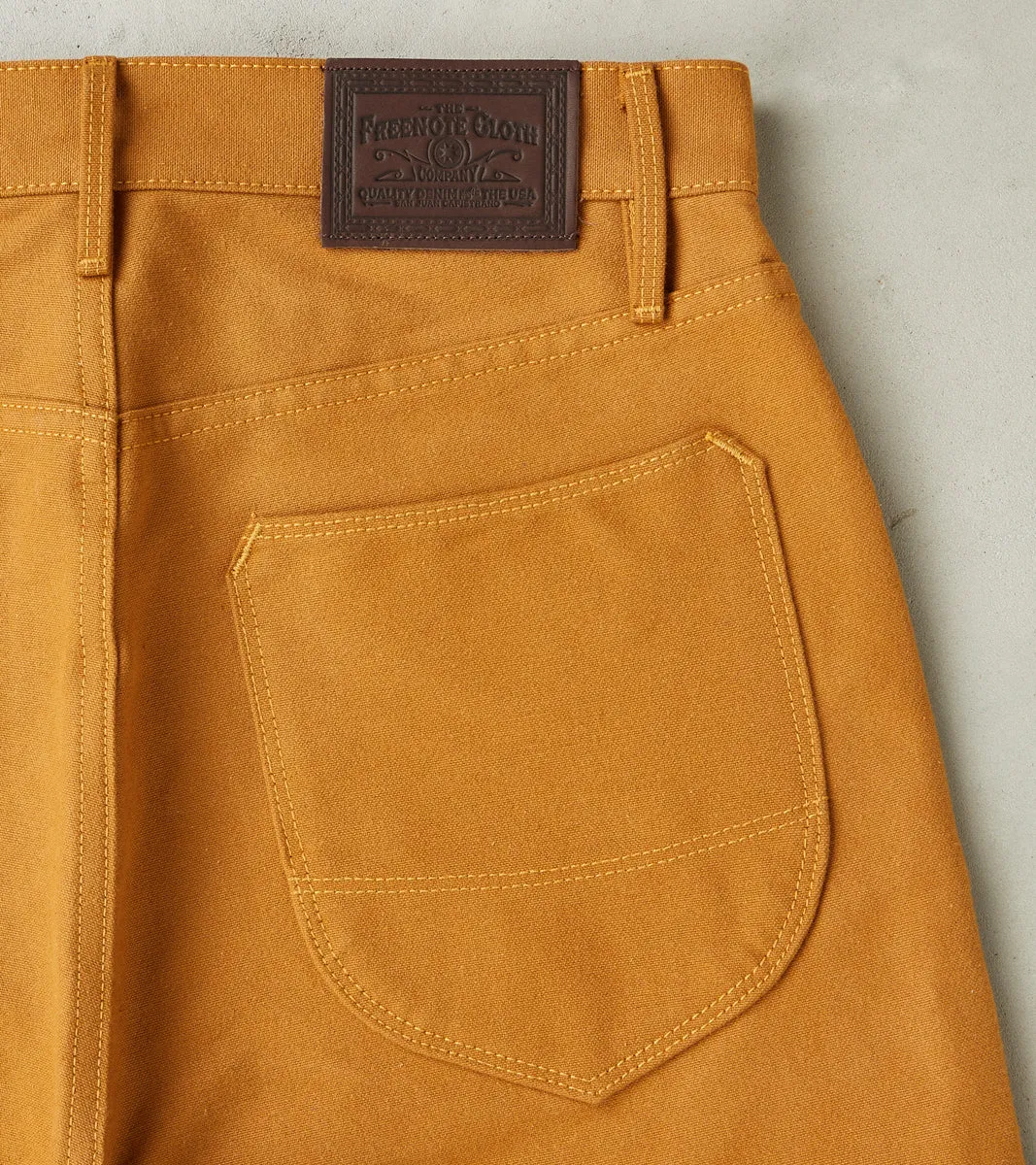 Modesto - Vintage Straight - 15oz Selvedge Bronze Duck Canvas sold by Division Road product image thumbnail 3