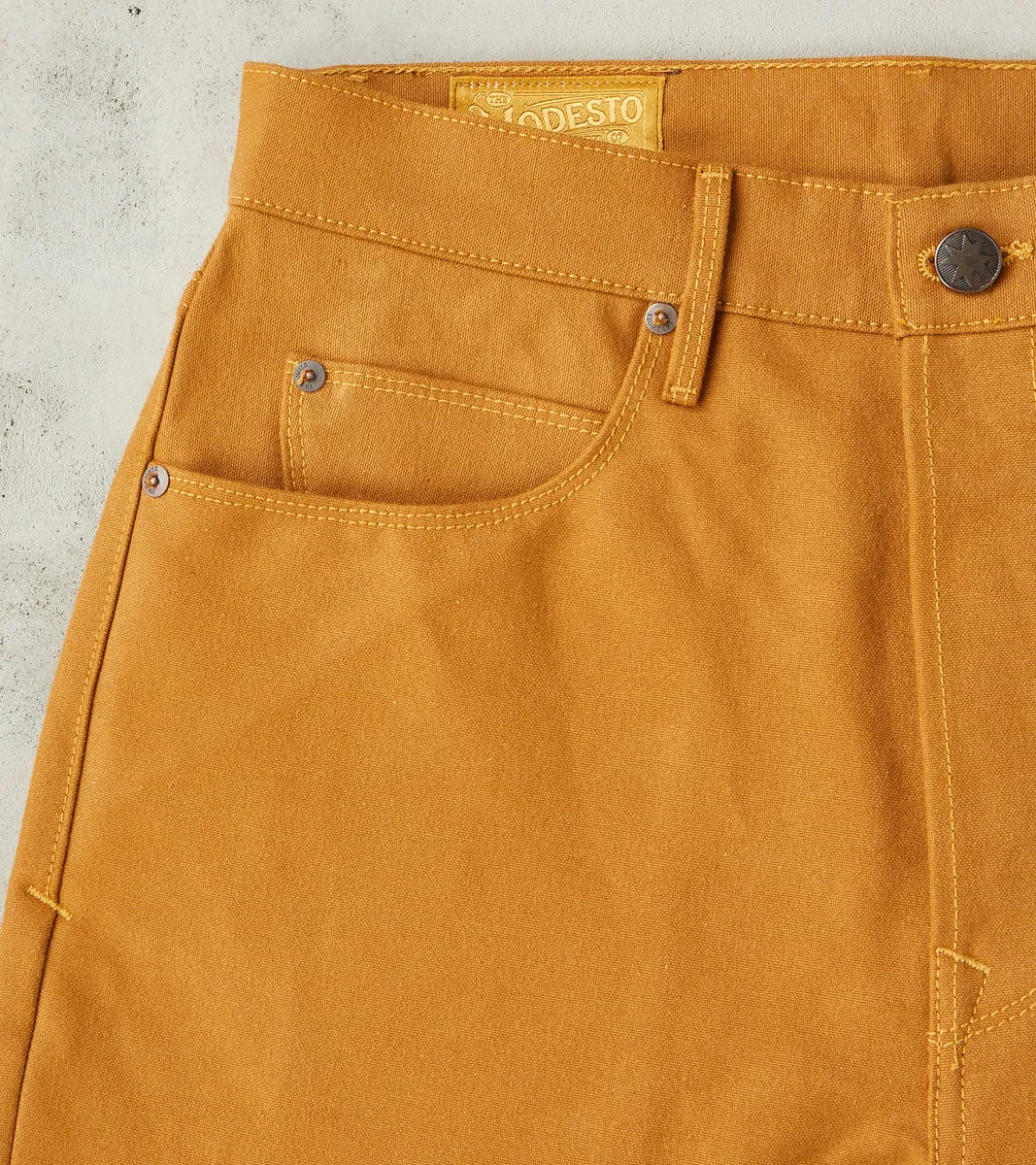 Modesto - Vintage Straight - 15oz Selvedge Bronze Duck Canvas sold by Division Road product image thumbnail 4