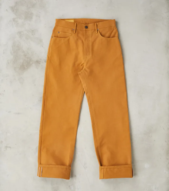 Modesto - Vintage Straight - 15oz Selvedge Bronze Duck Canvas sold by Division Road