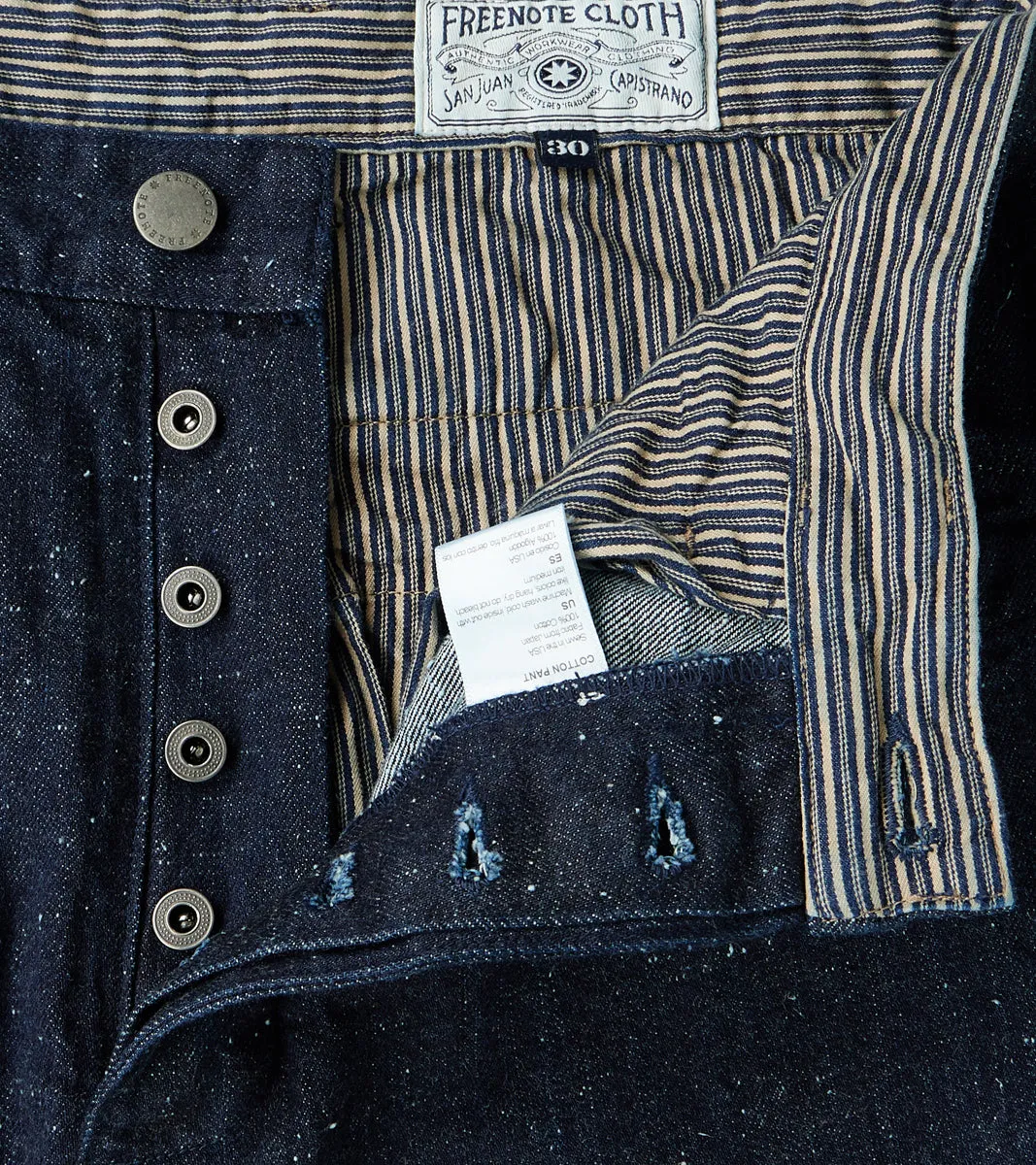 Benton Pant - 11oz Japanese Selvedge Fleck Denim - Indigo sold by Division Road product image thumbnail 5