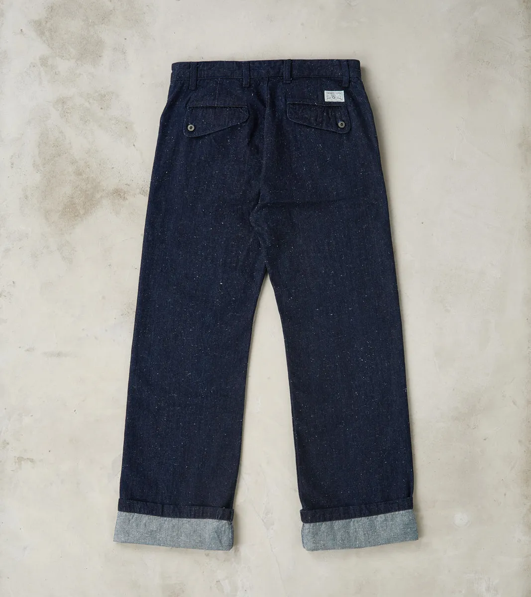 Benton Pant - 11oz Japanese Selvedge Fleck Denim - Indigo sold by Division Road product image thumbnail 2