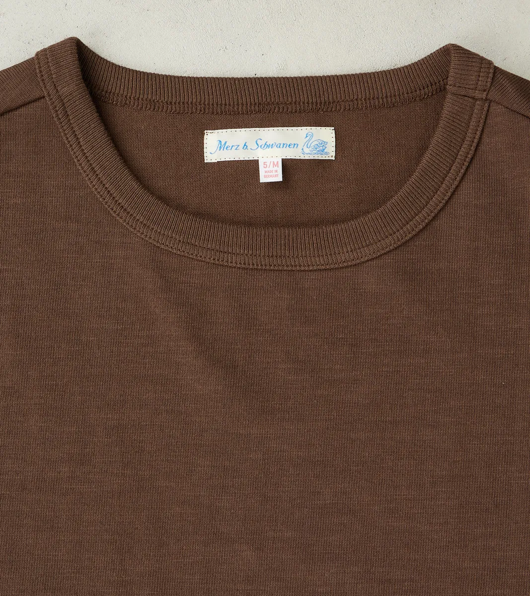 S218 Good Originals - 10.7oz Loopwheeled 2-Thread Heavyweight Longsleeve - 192 Chocolate sold by Division Road product image thumbnail 3
