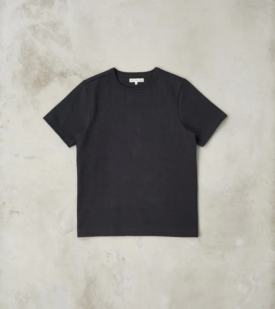 S214 Good Originals - 10.7oz Loopwheeled 2-Thread Heavyweight T-Shirt - 98 Charcoal sold by Division Road