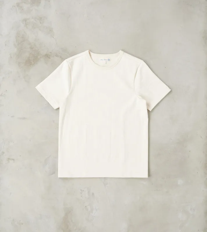 S214 Good Originals - 10.7oz Loopwheeled 2-Thread Heavyweight T-Shirt - 02 Nature sold by Division Road