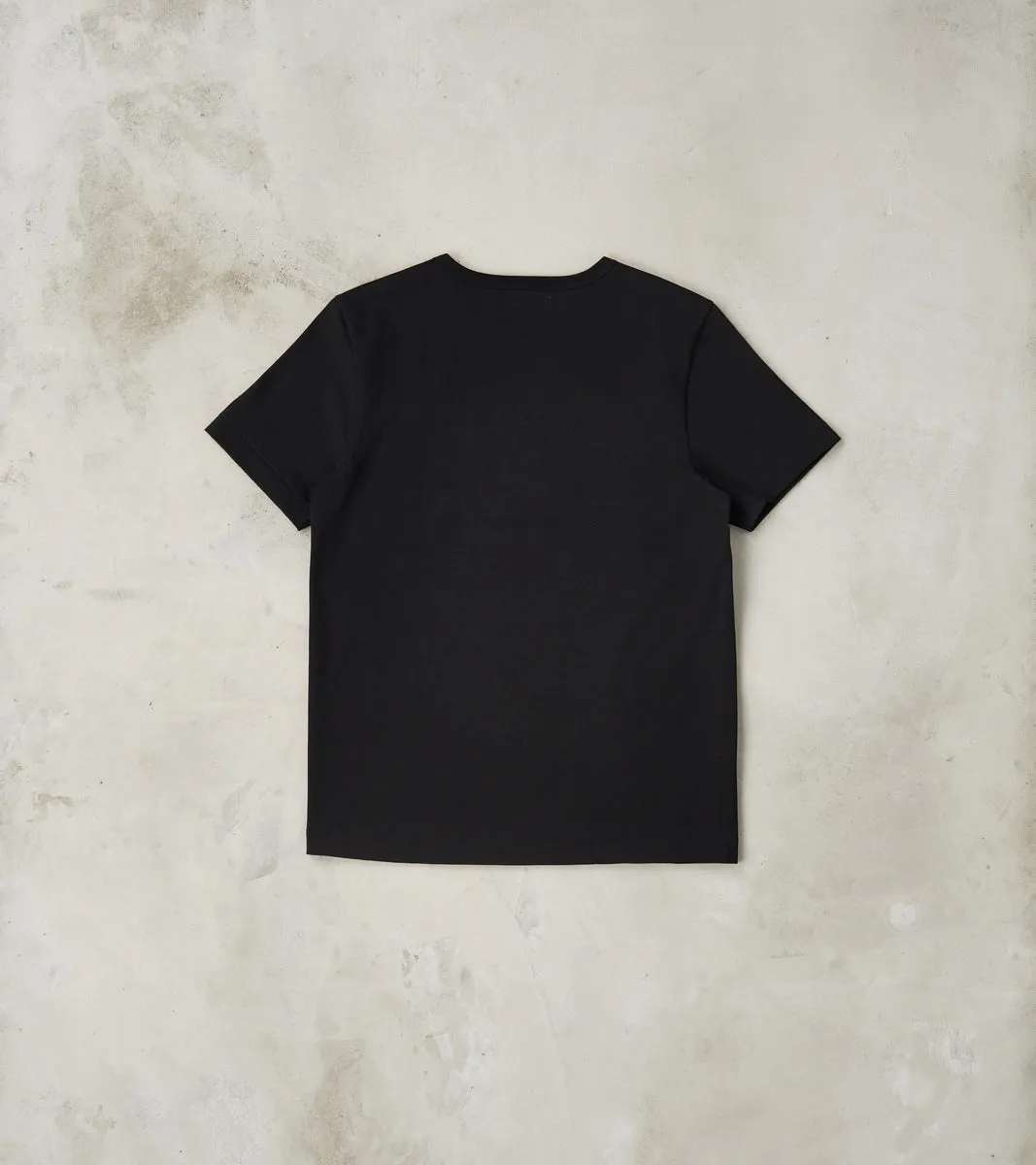215 Good Originals - 7.2oz Loopwheeled 2-Thread T-Shirt - 99 Deep Black sold by Division Road product image thumbnail 2