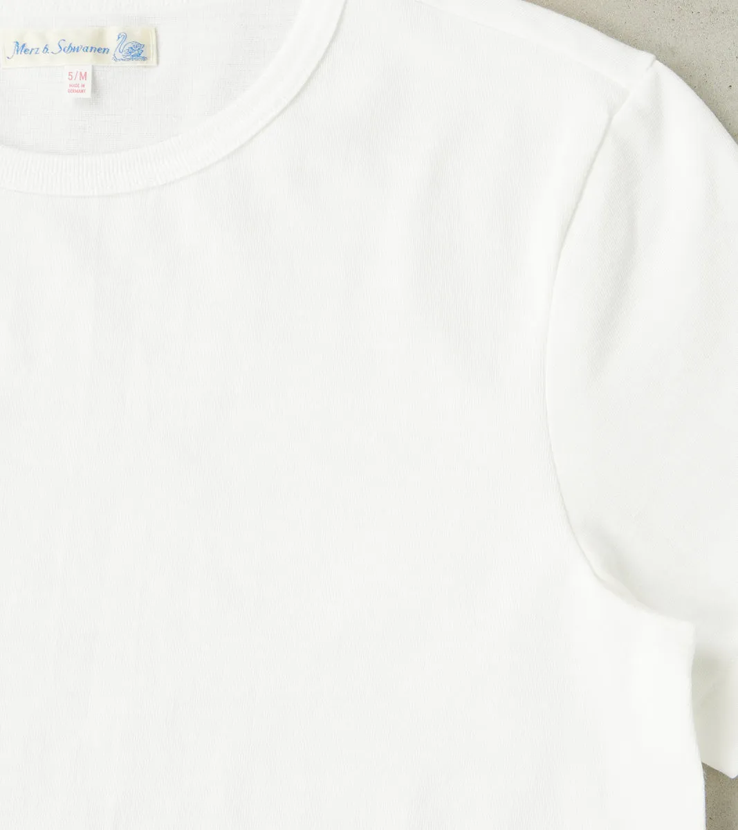 215 Good Originals - 7.2oz Loopwheeled 2-Thread T-Shirt - 01 White sold by Division Road product image thumbnail 4
