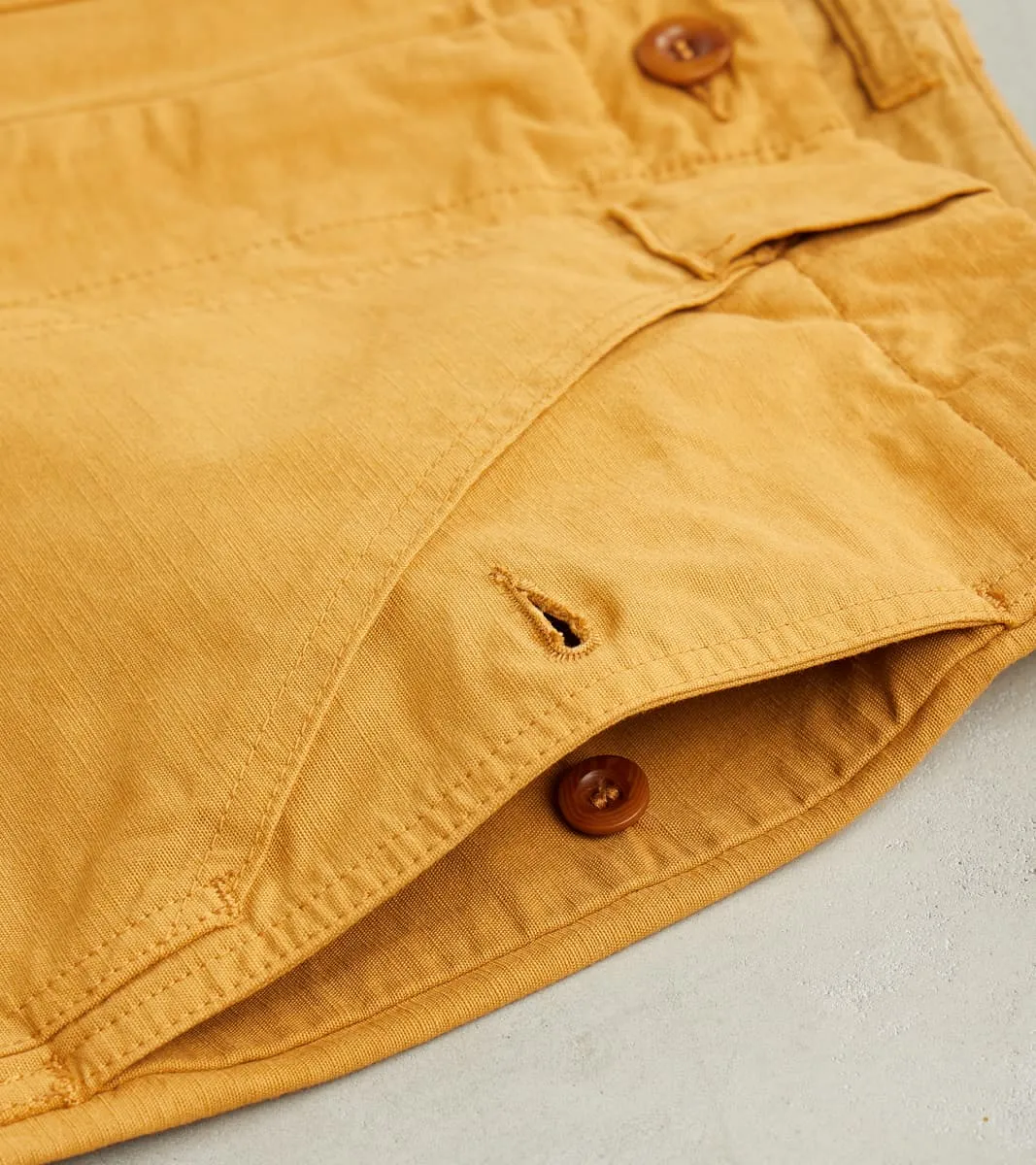 Logan 321 Swiss Army Pant - Straight Tapered - Mustard Military Canvas sold by Division Road product image thumbnail 5