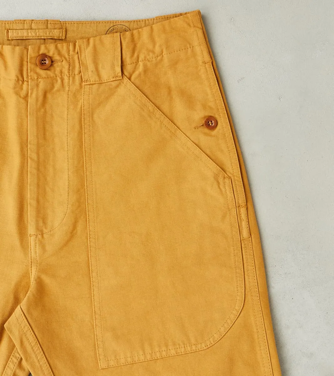 Logan 321 Swiss Army Pant - Straight Tapered - Mustard Military Canvas sold by Division Road product image thumbnail 4