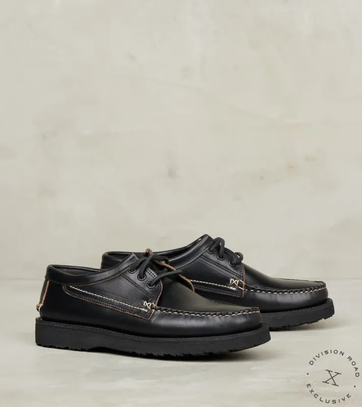 Rambler 3-Eye Moc - Vibram 2062 Olympic - Black CXL sold by Division Road