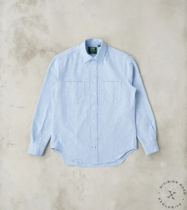 Japanese Amekaji Oxford Camper - Denim Blue made by Gitman Brothers