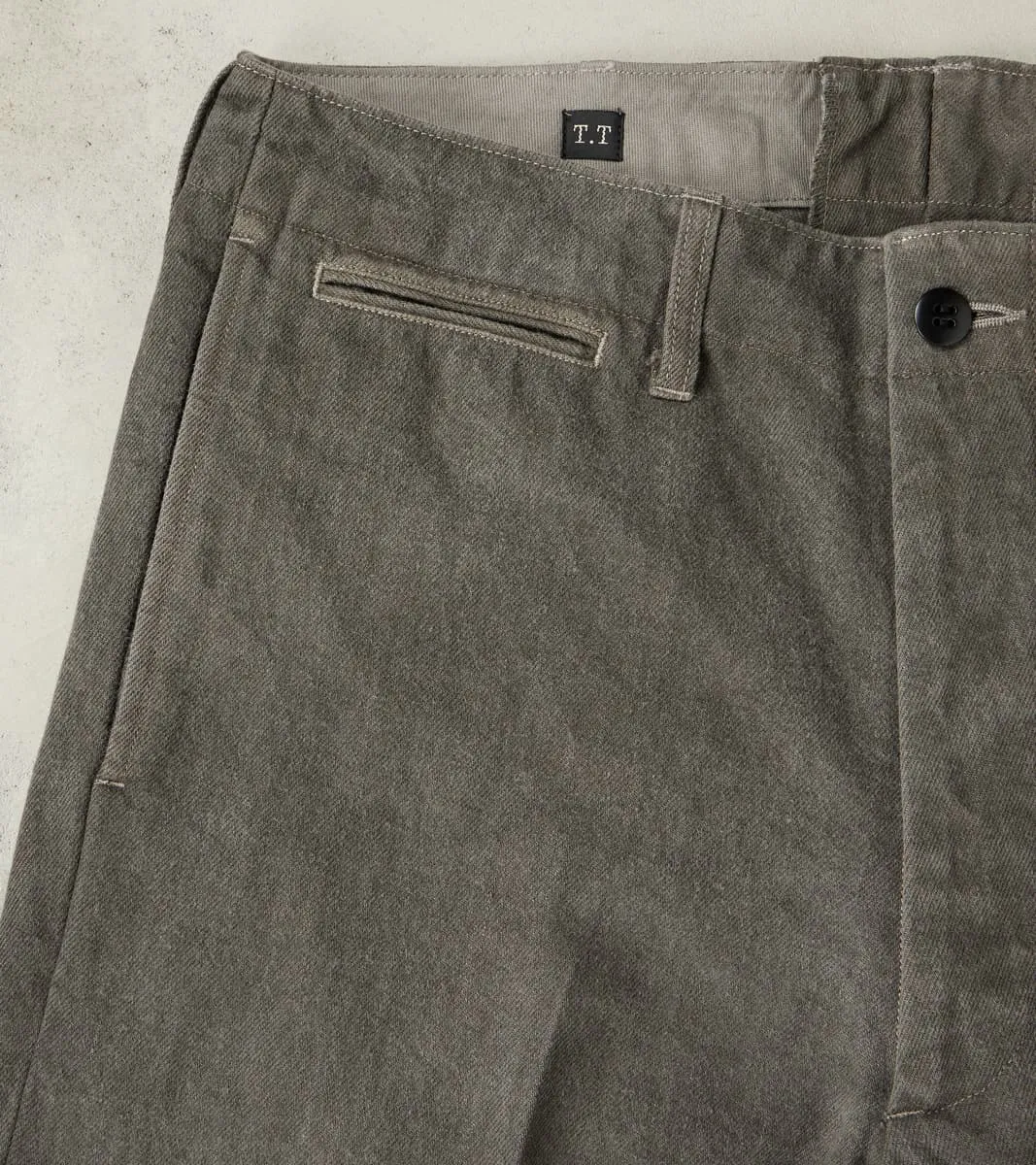 Lot. 221 Field Trousers - Cotton Washi Twill - Sumi Dyed Charcoal sold by Division Road product image thumbnail 4