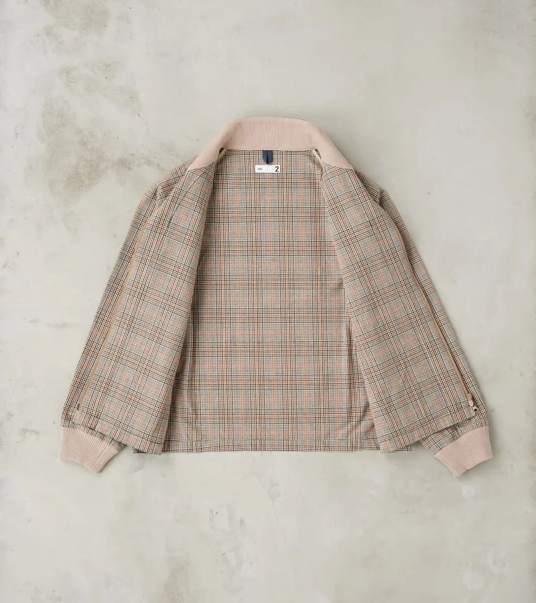 Harrington Jacket - Smoky Plaid Cotton Twill Cloth - Glenplaid sold by Division Road product image thumbnail 3