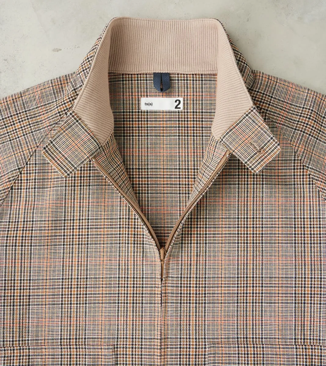 Harrington Jacket - Smoky Plaid Cotton Twill Cloth - Glenplaid sold by Division Road product image thumbnail 4