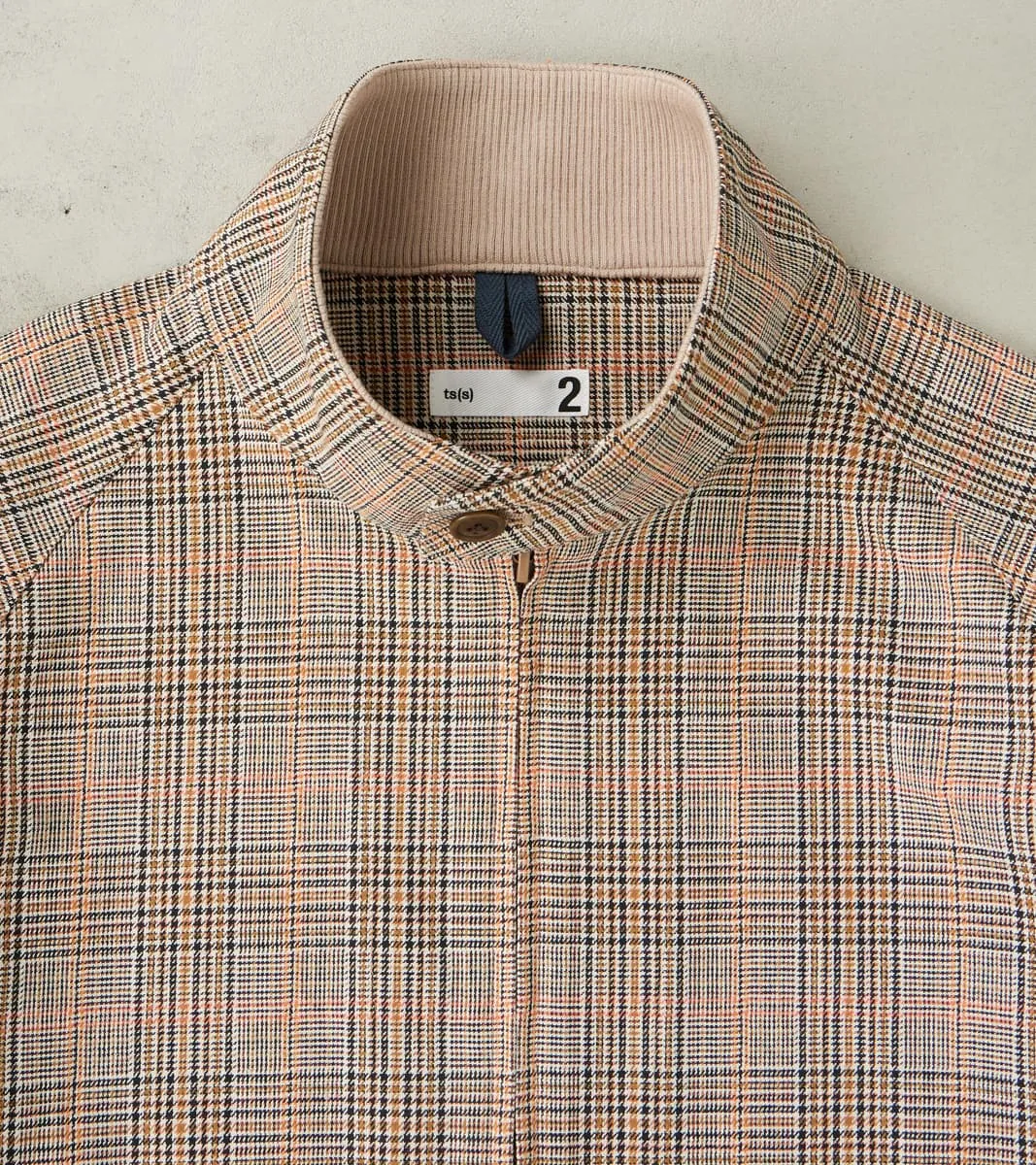 Harrington Jacket - Smoky Plaid Cotton Twill Cloth - Glenplaid sold by Division Road product image thumbnail 5