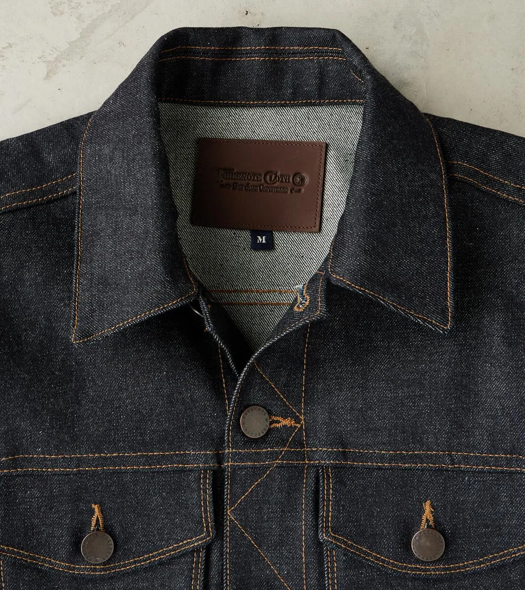 Classic Jacket - 15oz Japanese Unsinged Denim - Indigo sold by Division Road product image thumbnail 4