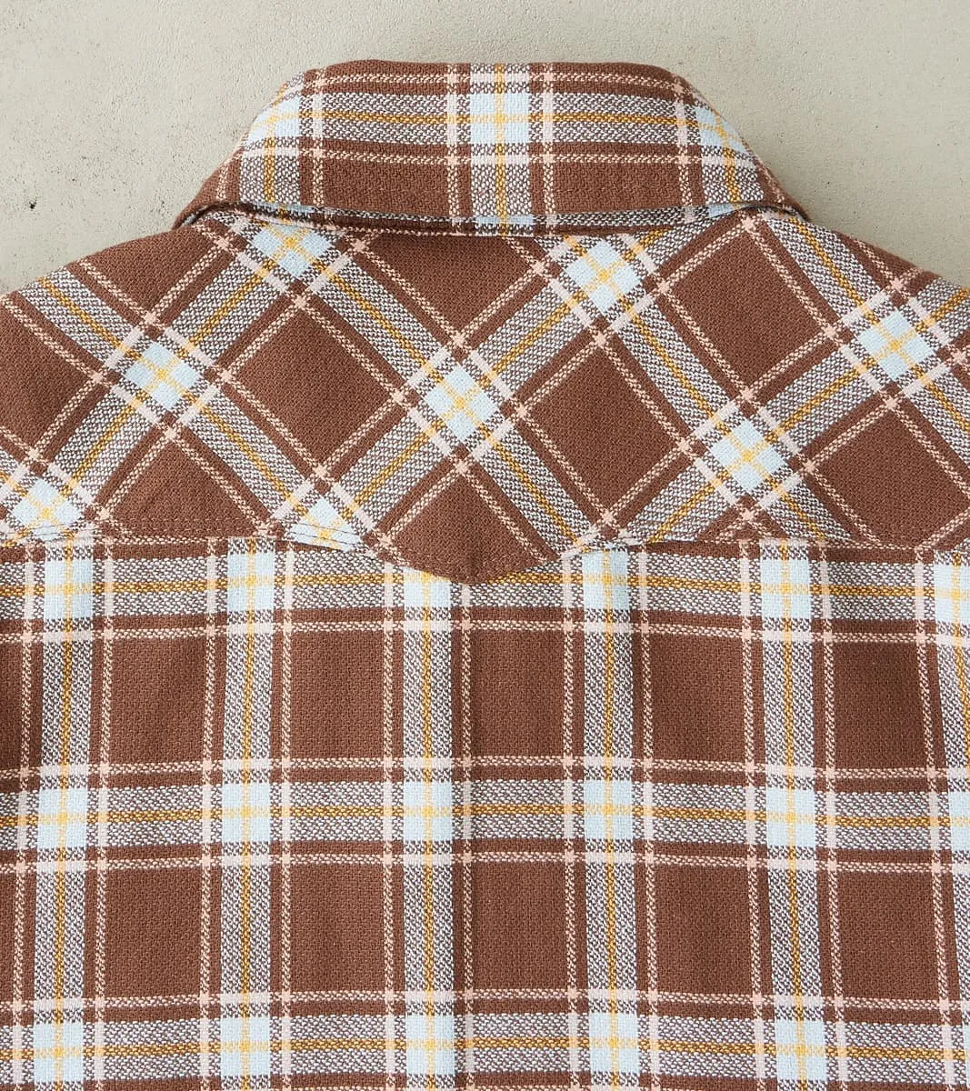 Western Scout - Archive Japanese Twill - Brown Plaid sold by Division Road product image thumbnail 4