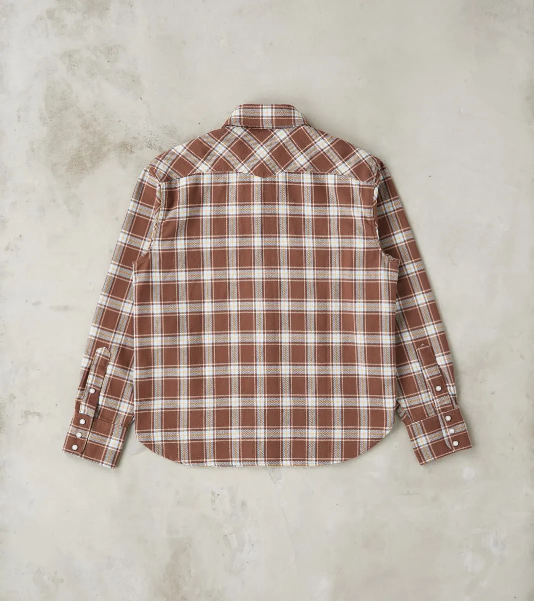 Western Scout - Archive Japanese Twill - Brown Plaid sold by Division Road product image thumbnail 2