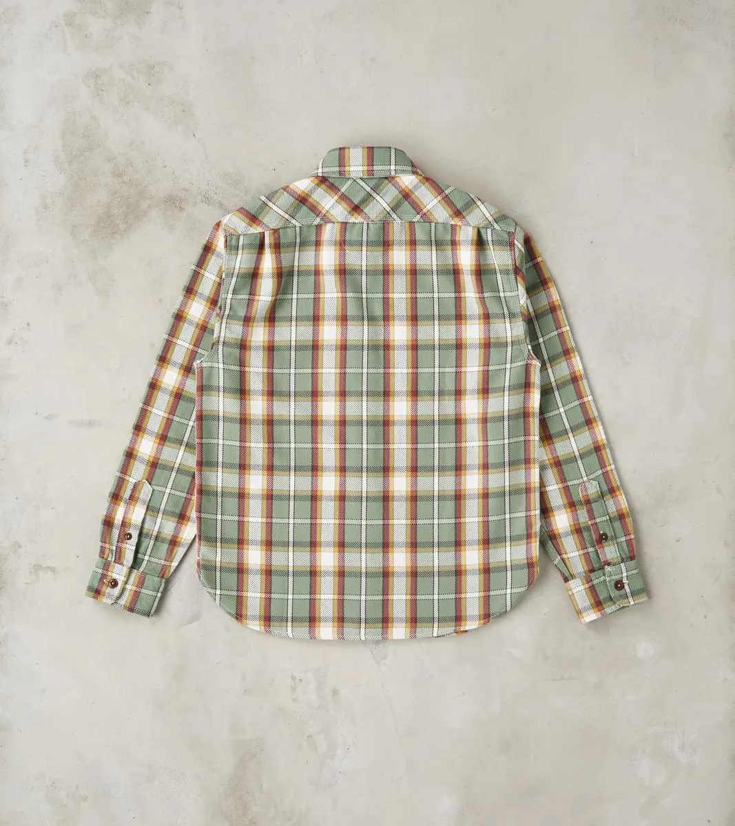 Wells - Japanese Twill - Aloe Green Plaid sold by Division Road product image thumbnail 2