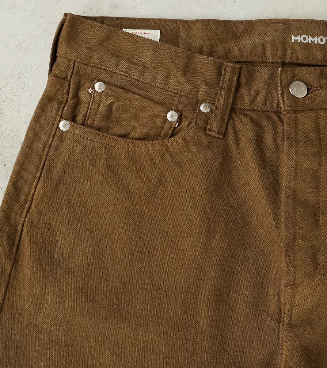 MMJZ6403 - #100 Straight - Moss Dyed Selvedge Twill sold by Division Road product image thumbnail 4