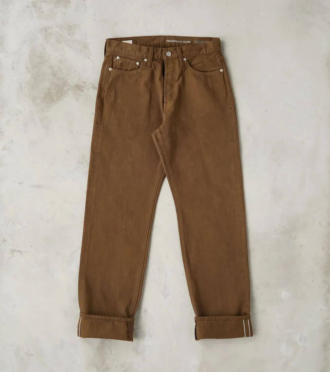 MMJZ6403 - #100 Straight - Moss Dyed Selvedge Twill sold by Division Road