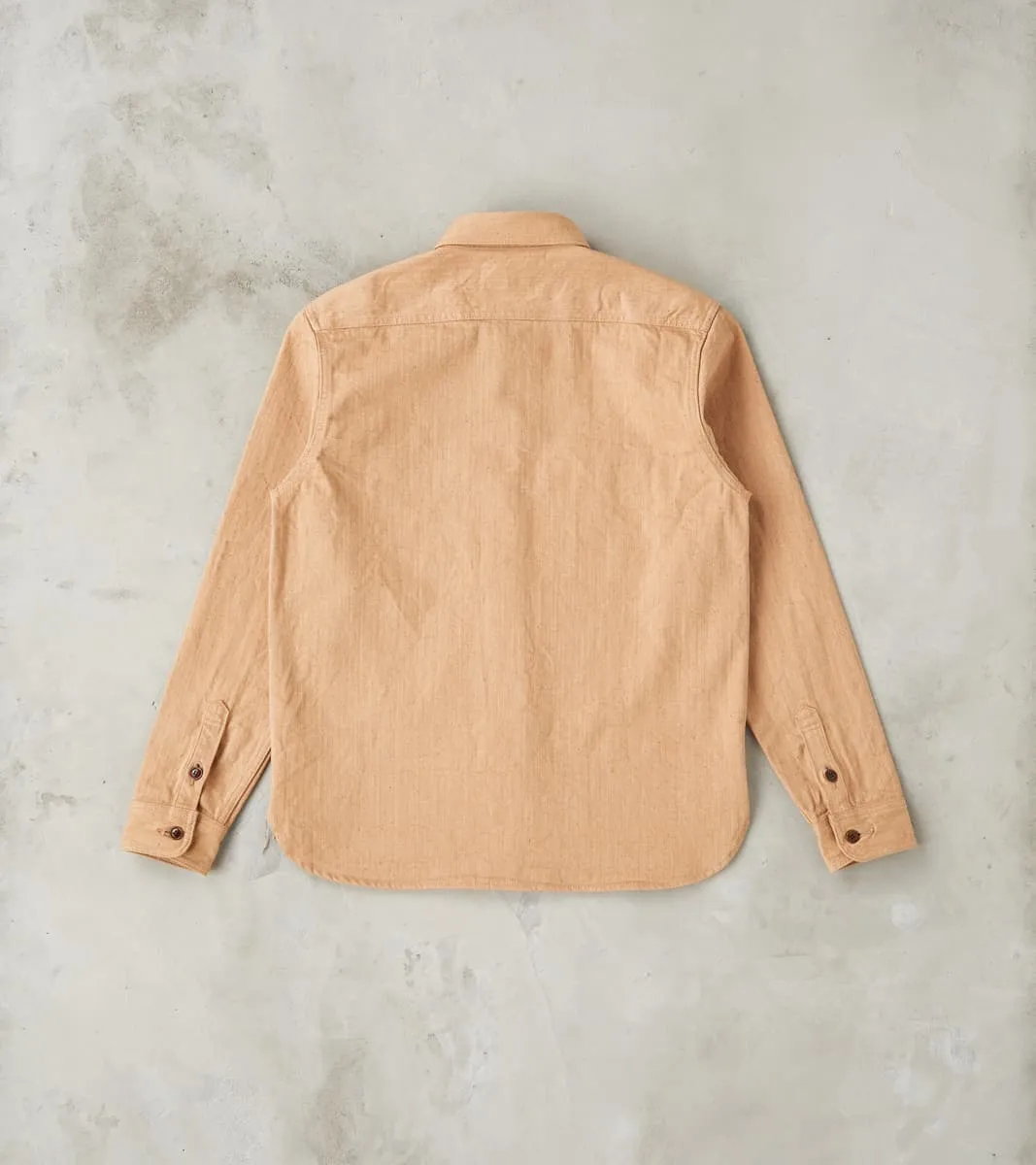 Natural Brown Fox Cotton Twill Workshirt sold by Division Road product image thumbnail 2