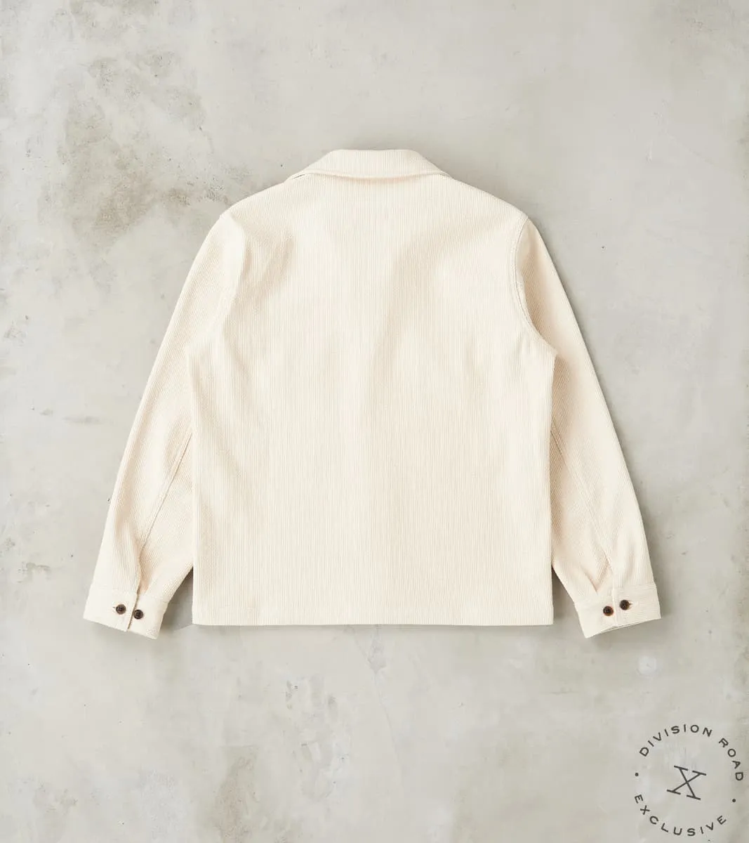 Skyline Overshirt - Japanese Sashi-Ori - Natural sold by Division Road product image thumbnail 2