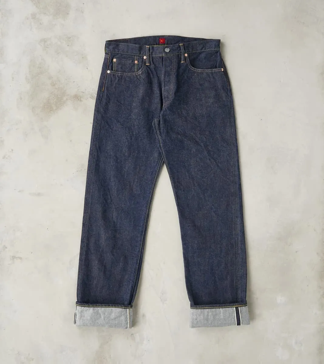 711 XX Model 1950s Regular Straight - 13.5oz One Wash Indigo sold by Division Road