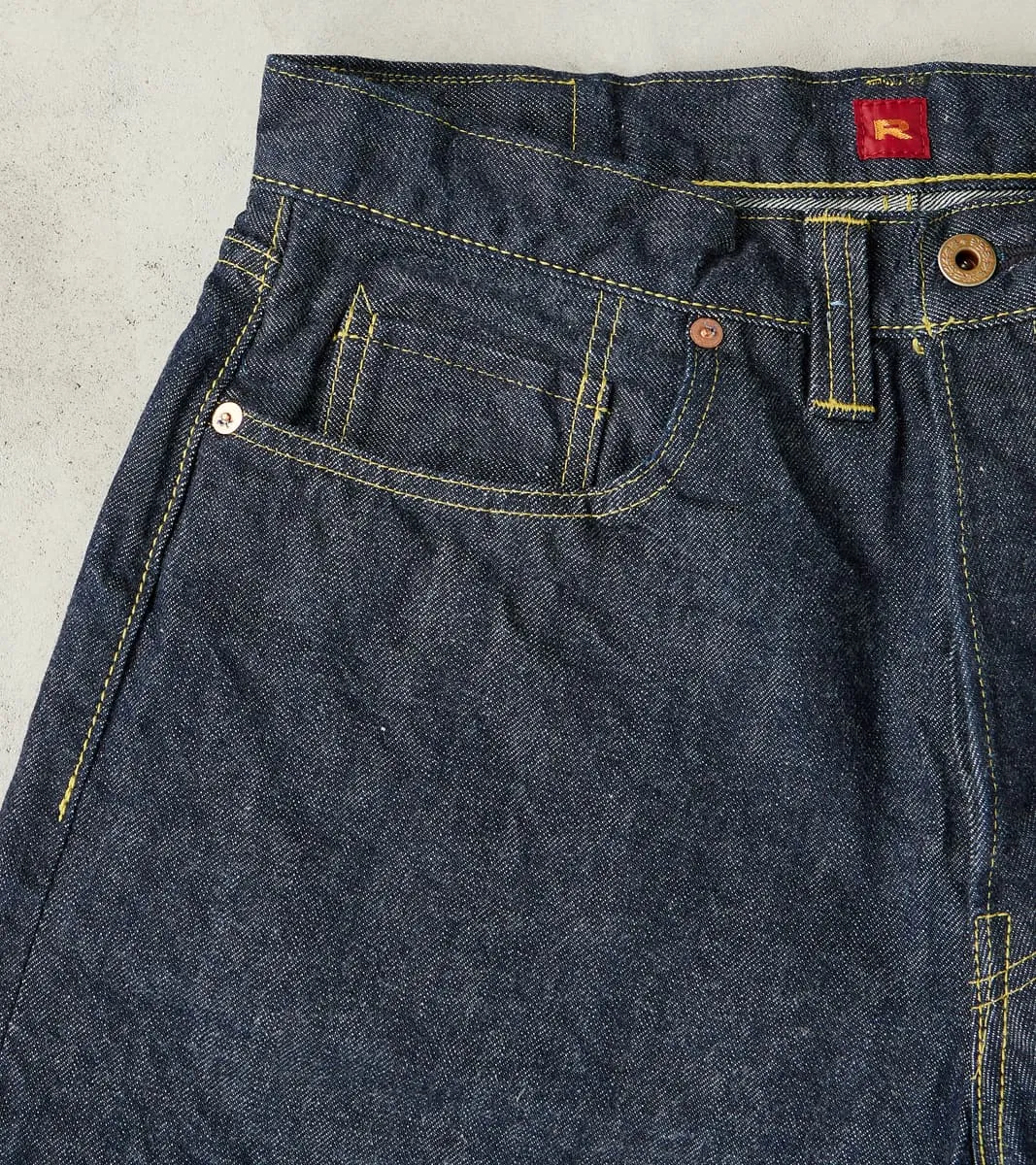 714 WWII Model 1940s Regular Straight - 13.5oz One Wash Indigo sold by Division Road product image thumbnail 4