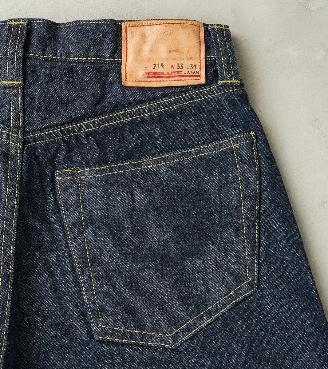 714 WWII Model 1940s Regular Straight - 13.5oz One Wash Indigo sold by Division Road product image thumbnail 3