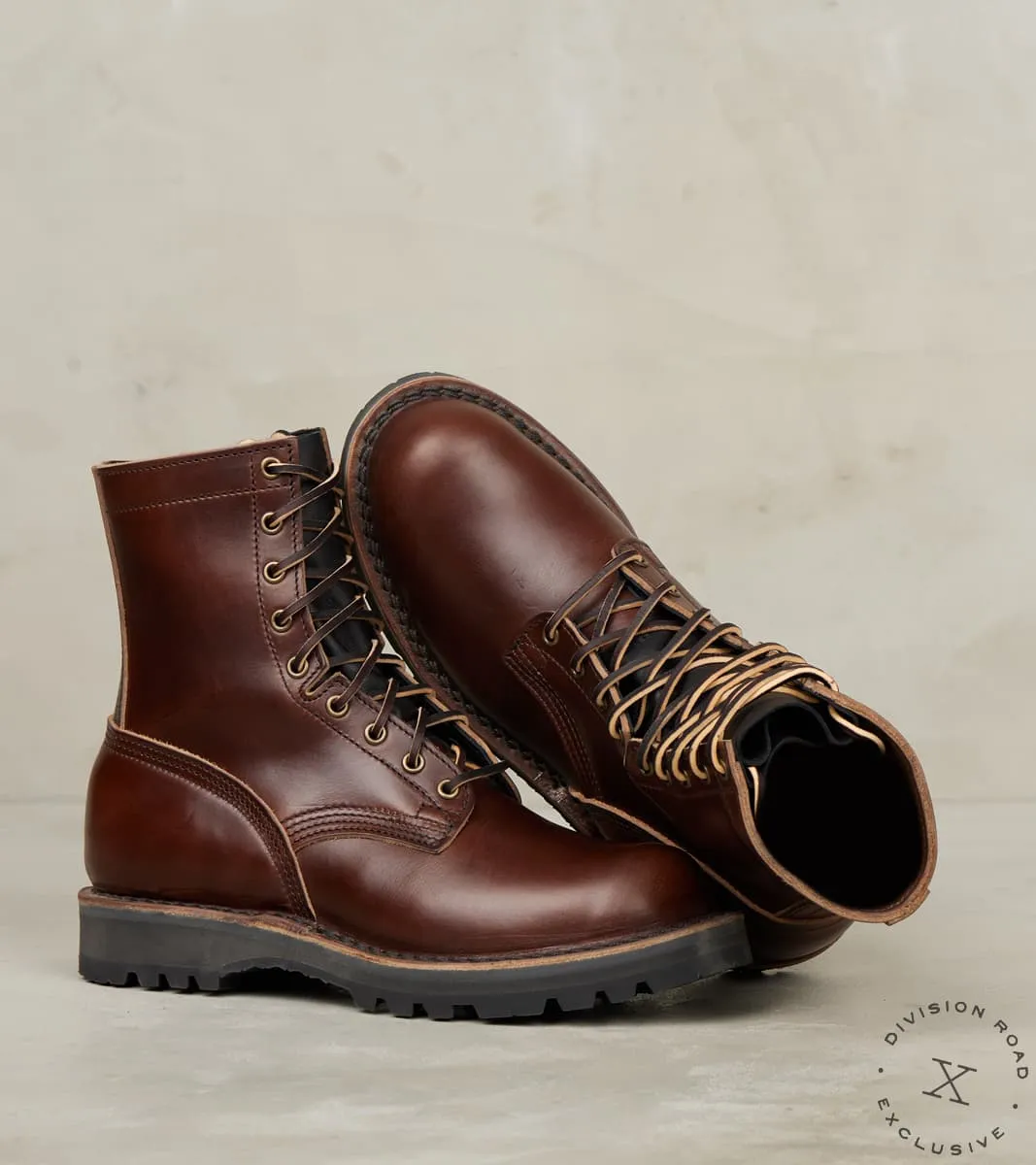 Woodland Jump Boot - HNW - Vibram Sierra - Horween Brown CXL sold by Division Road product image thumbnail 3