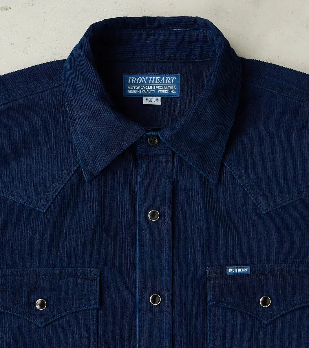 438-IND - Western - 7.5oz Selvedge Indigo Corduroy sold by Division Road product image thumbnail 3