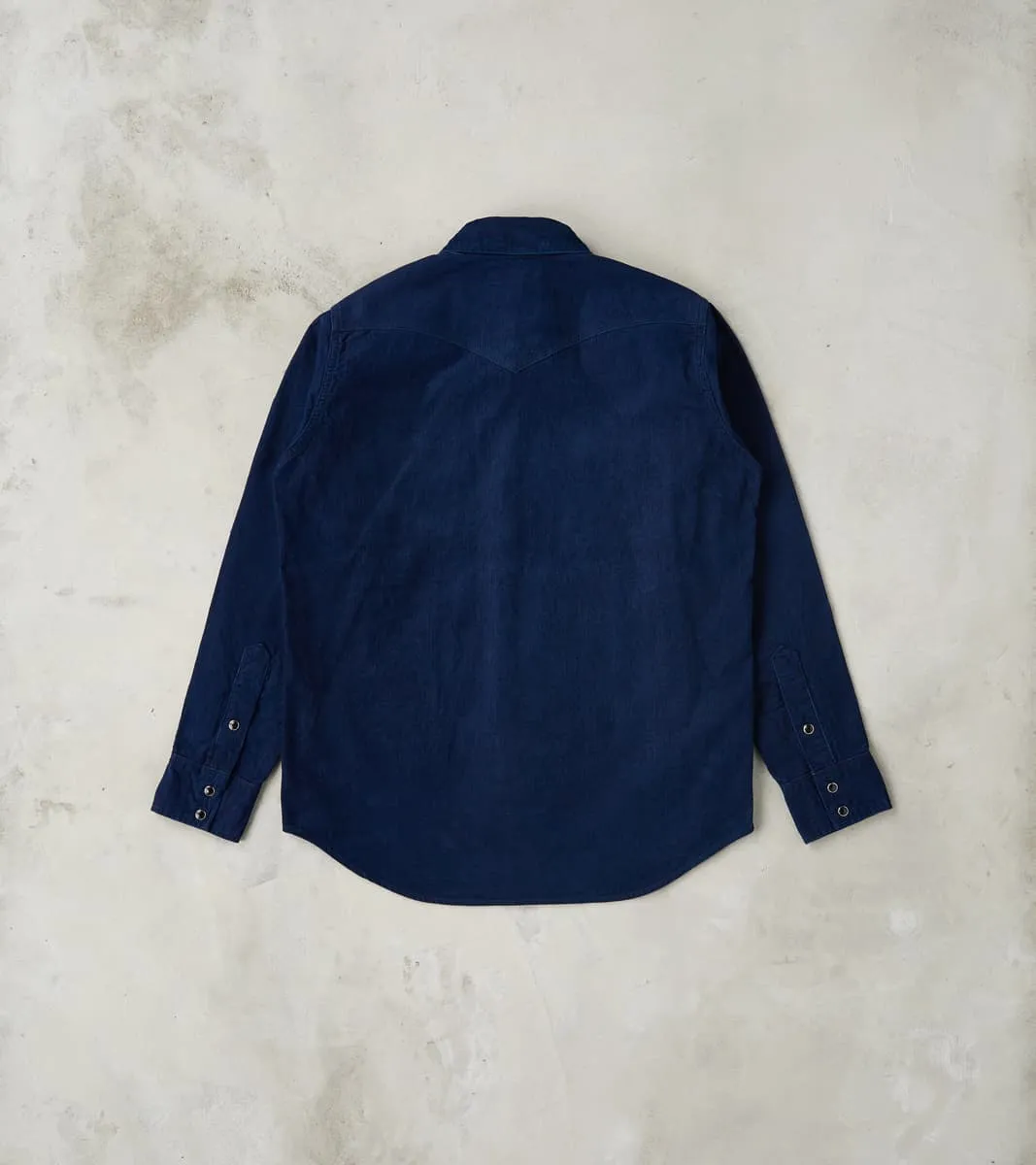 438-IND - Western - 7.5oz Selvedge Indigo Corduroy sold by Division Road product image thumbnail 2