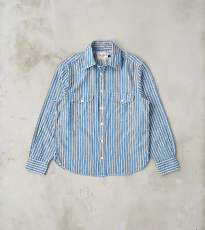 Bodie - Japanese Twill - Selvedge Stripe made by Freenote Cloth