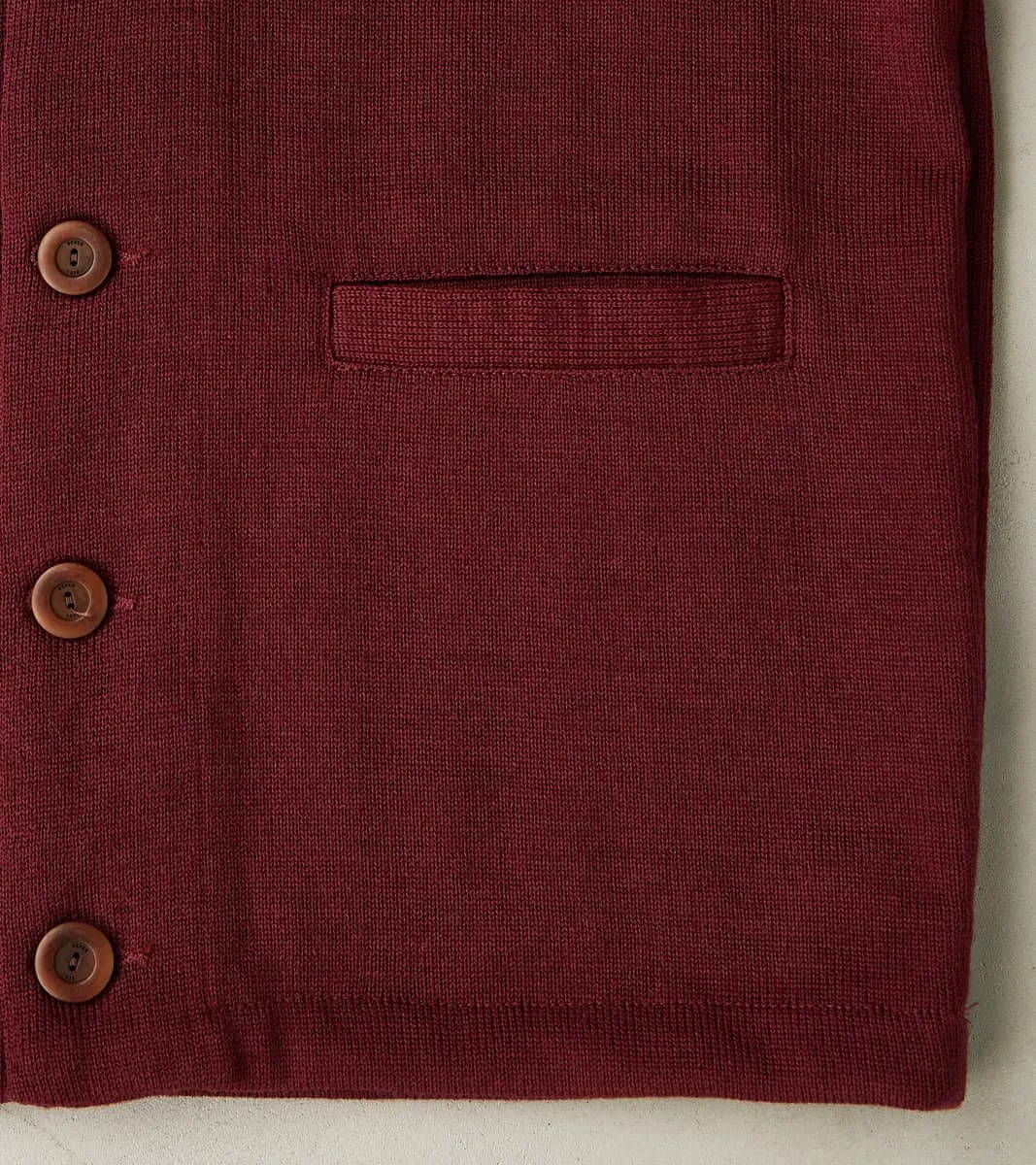 Spring Slouchy Cardigan - Burgundy sold by Division Road product image thumbnail 5