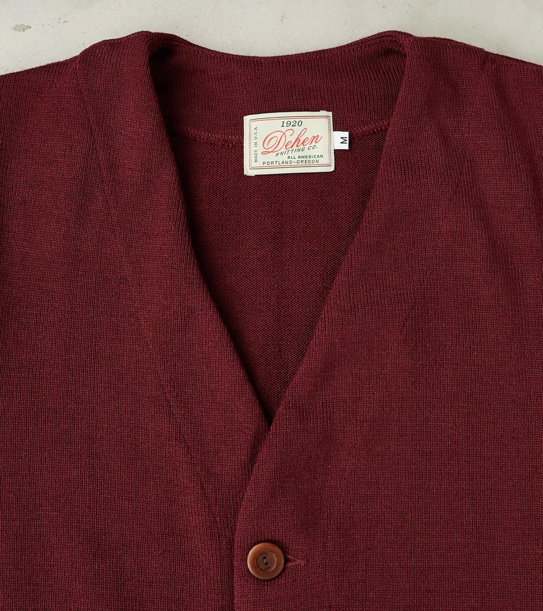 Spring Slouchy Cardigan - Burgundy sold by Division Road product image thumbnail 3