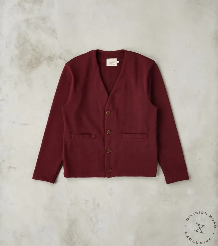 Spring Slouchy Cardigan - Burgundy made by Dehen 1920