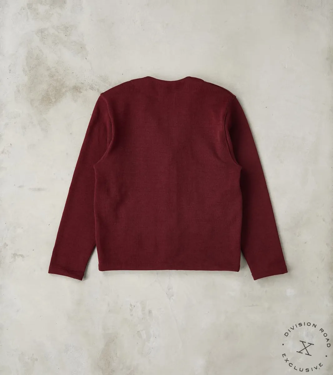 Spring Slouchy Cardigan - Burgundy sold by Division Road product image thumbnail 2