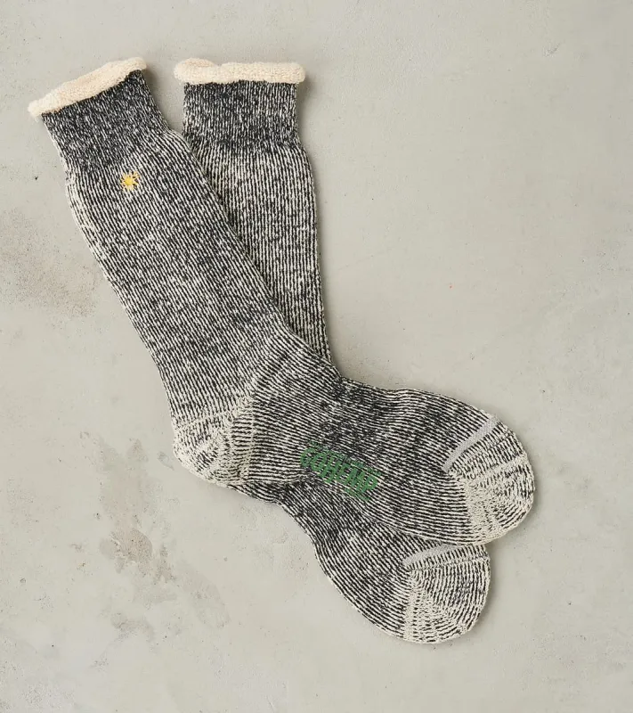 Go Hemp Organic Cotton Thick Pile Crew - Black made by Anonymous Ism