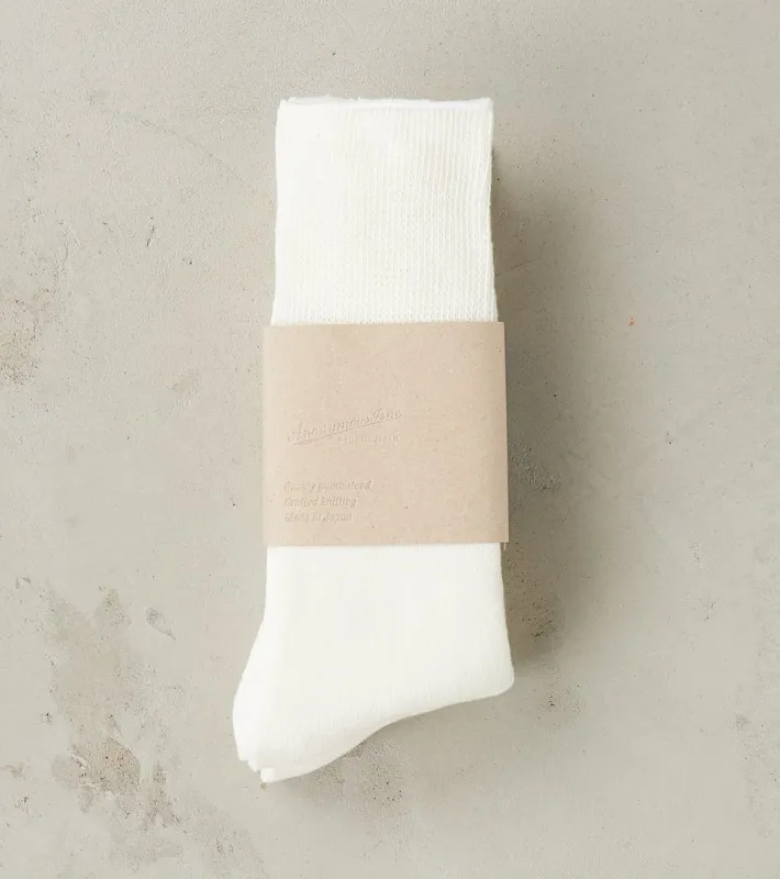 Full Pile Cotton Crew - 2 Pack - Off White made by Anonymous Ism