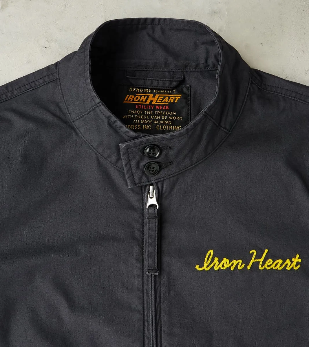 165J-BLK - Drizzler Jacket - 6.2oz Black Serge Twill sold by Division Road product image thumbnail 4