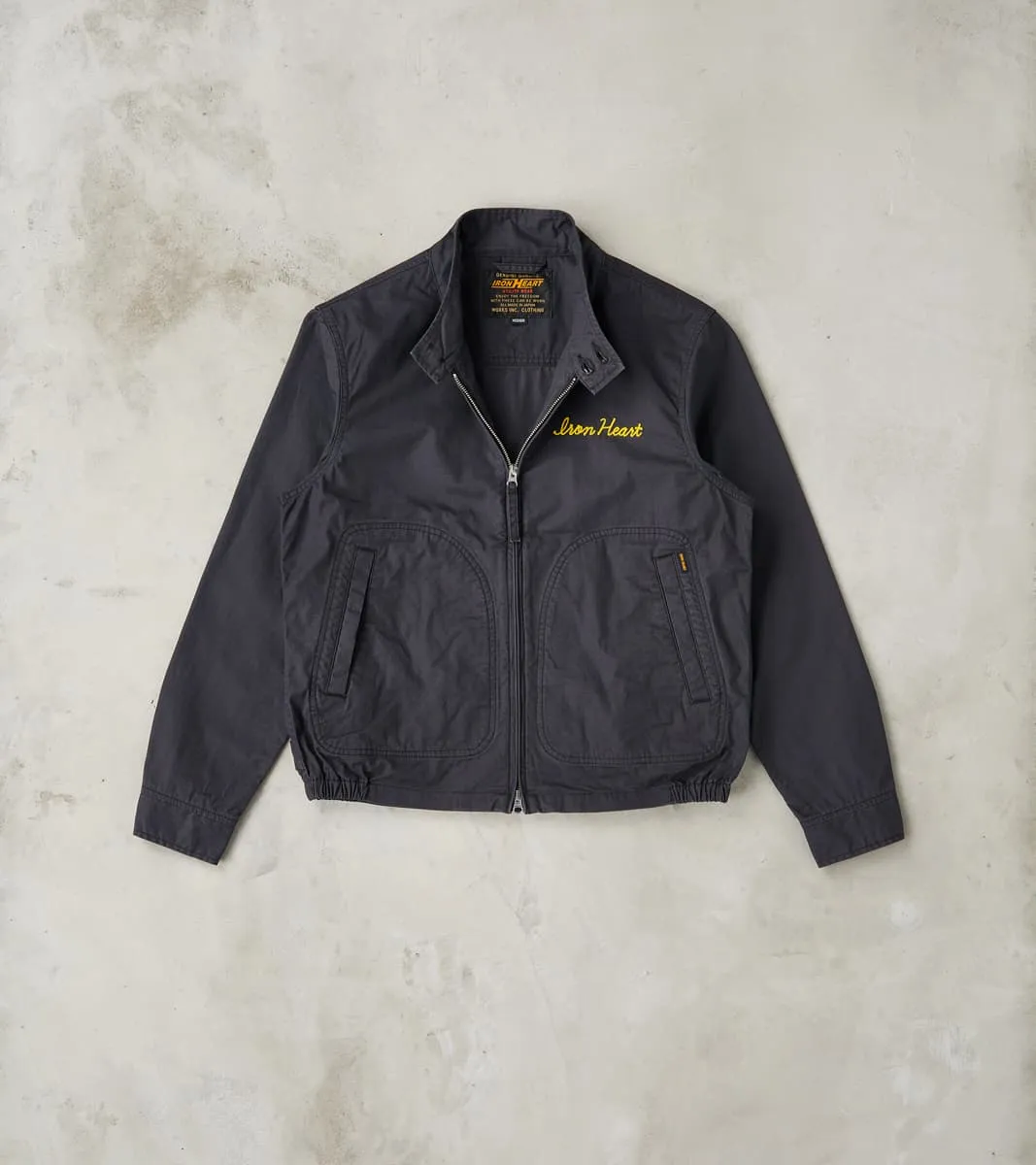 165J-BLK - Drizzler Jacket - 6.2oz Black Serge Twill sold by Division Road