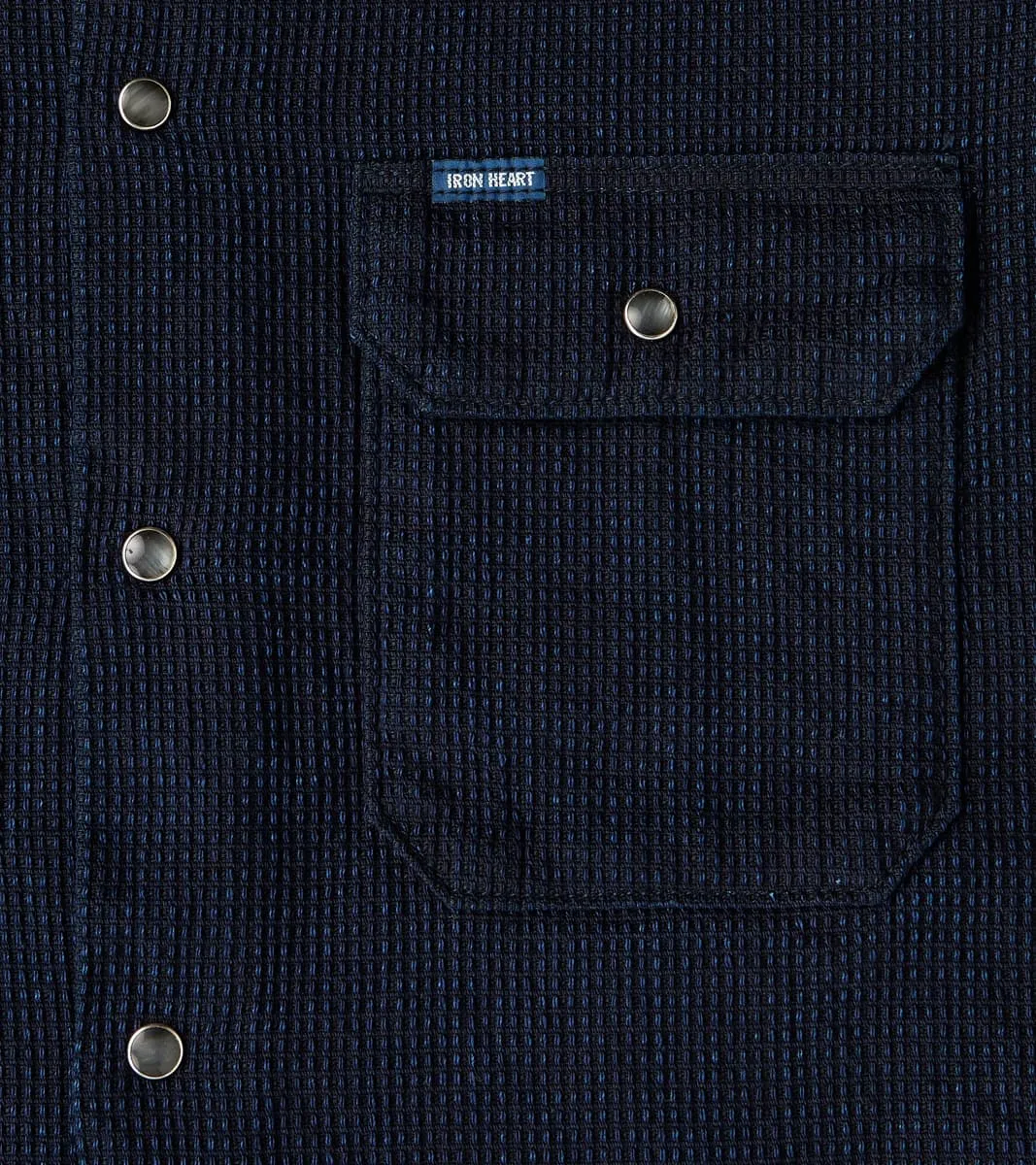 445-IND - Mechanic Short Sleeve Shirt - 10oz Indigo Dobby Cloth sold by Division Road product image thumbnail 5