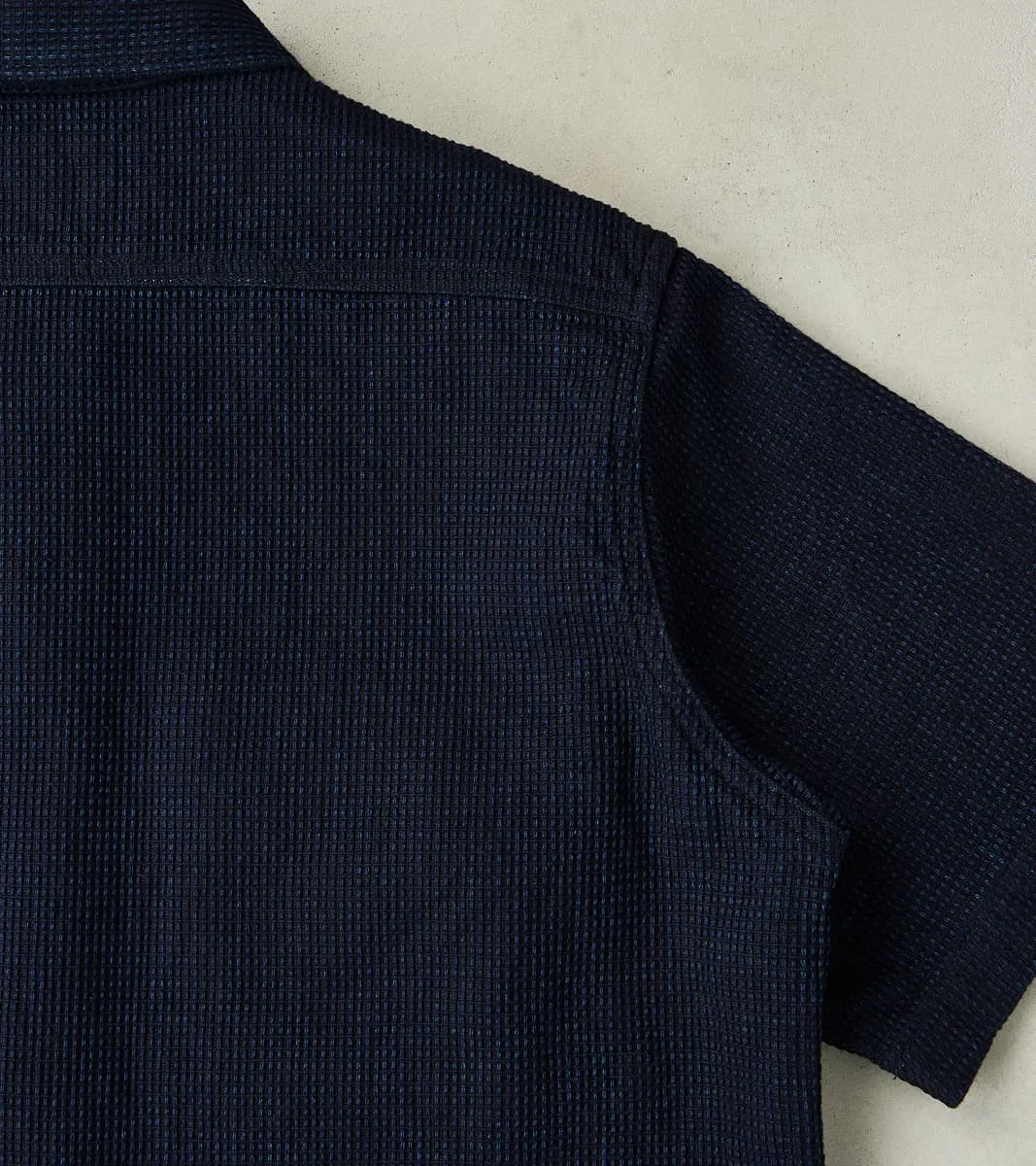 445-IND - Mechanic Short Sleeve Shirt - 10oz Indigo Dobby Cloth sold by Division Road product image thumbnail 4