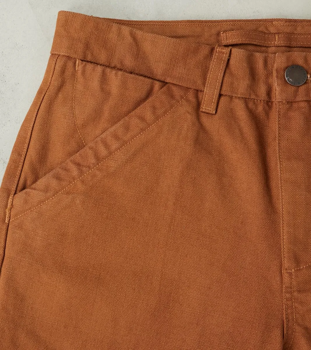 Workers Chino - 14oz Japanese Military Slub Canvas - Rust sold by Division Road product image thumbnail 5