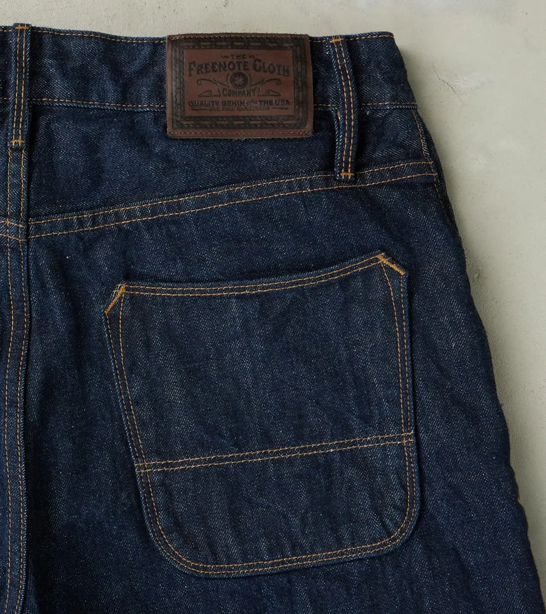 Belford - Straight - 14oz Blue Indigo 50's Denim sold by Division Road product image thumbnail 3