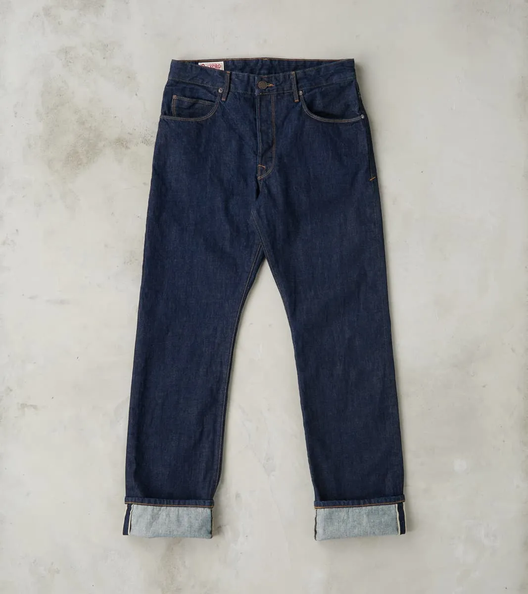 Belford - Straight - 14oz Blue Indigo 50's Denim sold by Division Road