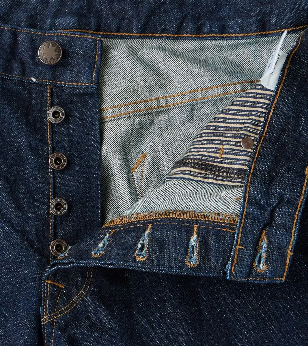 Belford - Straight - 14oz Blue Indigo 50's Denim sold by Division Road product image thumbnail 5