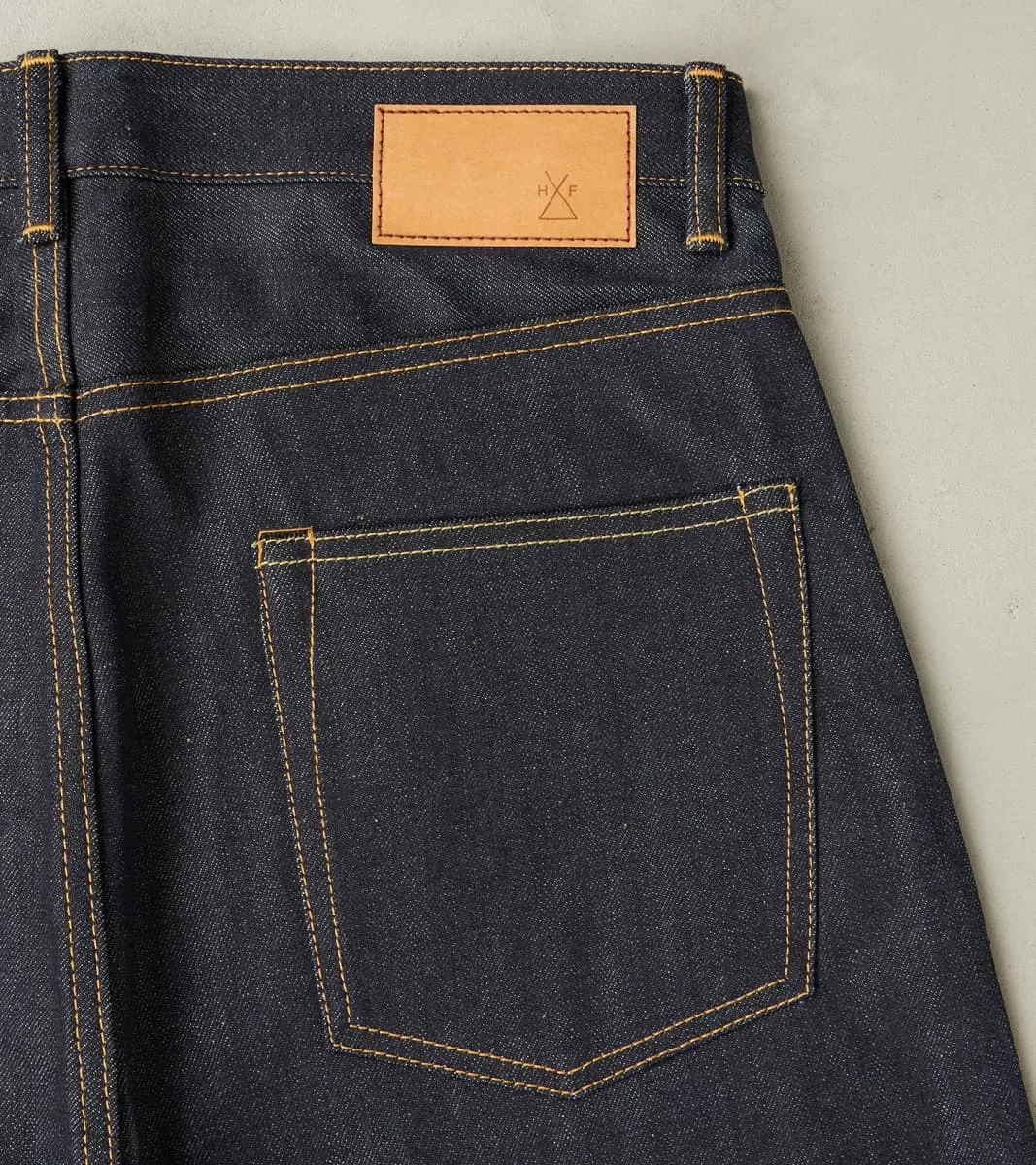 HFD-02 - Relaxed Tapered - 13.75oz Indigo Japanese Selvedge sold by Division Road product image thumbnail 3
