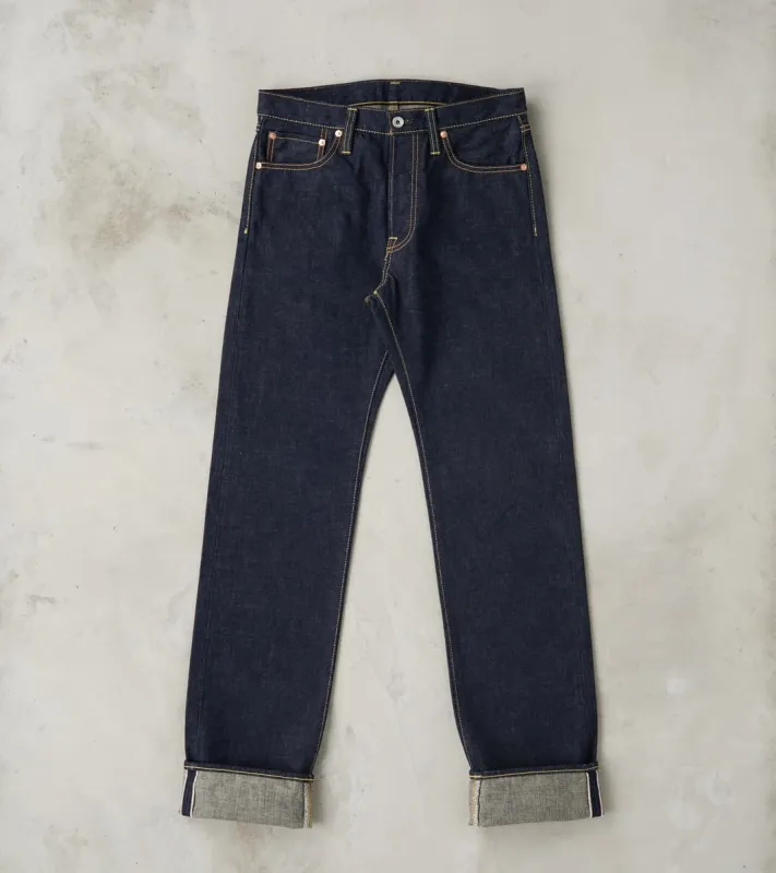 634S-18 - Straight - 18oz Vintage Selvedge Indigo made by Iron Heart