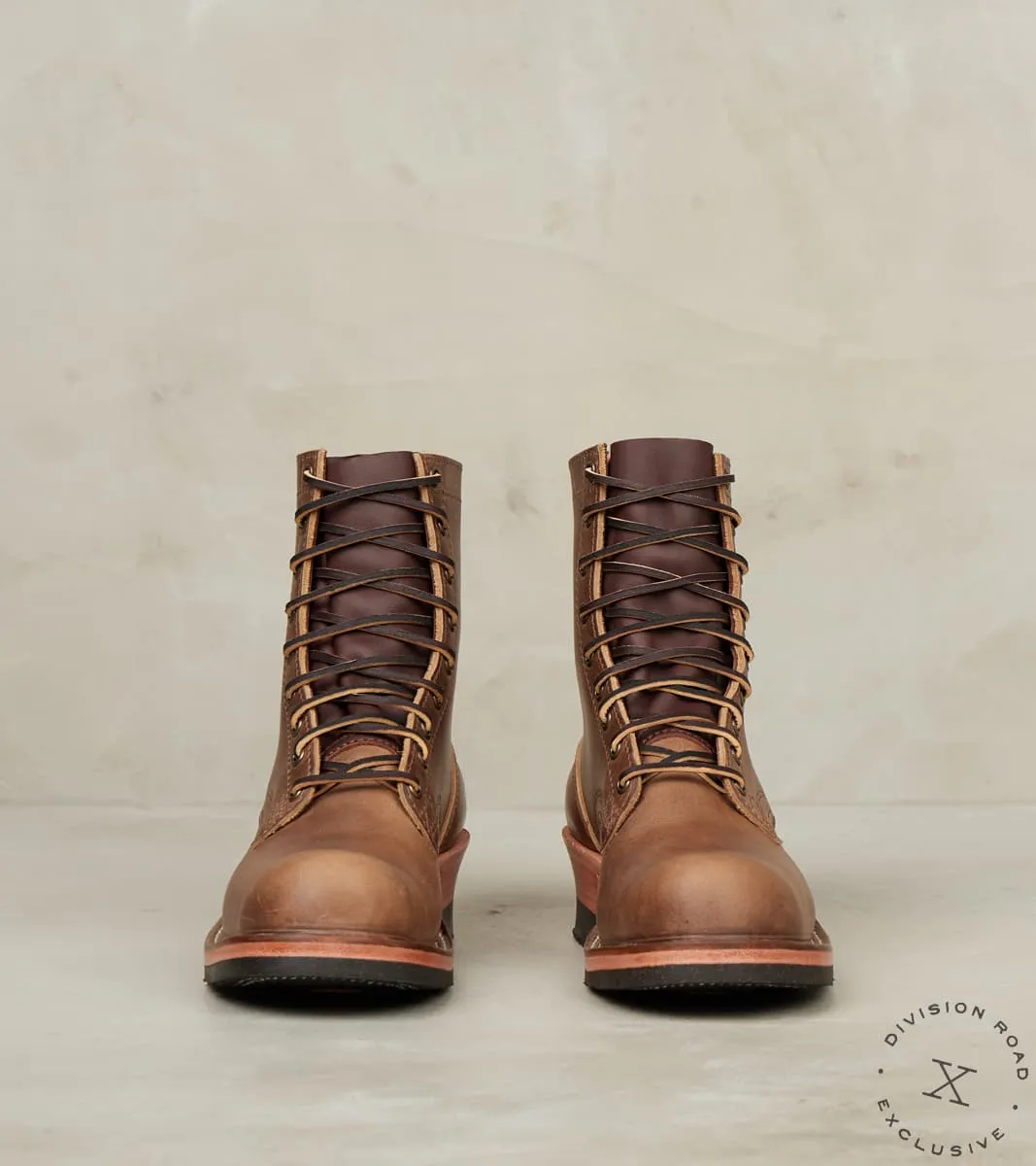 Western Rockabilly Boot - 11067 - Dr. Sole Split Supergrip Cork - Horween Natural Predator sold by Division Road product image thumbnail 4